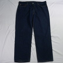 Levis 42 x 32 550 Relaxed Fit Dark Waterless Denim Jeans - $29.39