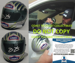 Jimmie Johnson #48 Nascar Driver signed autographed Mini helmet proof Be... - $346.49