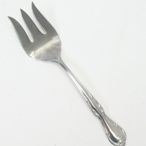 International Insico Victorian Charm Cold Meat Fork 8 1/4&quot; Stainless - £8.33 GBP