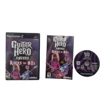 Guitar Hero Encore Rocks the &#39;80s (Sony PlayStation 2, PS2, 2007) Black Label - £23.34 GBP
