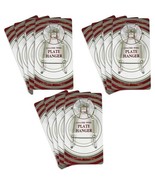 BANBERRY DESIGNS Brass Vinyl Coated Plate Hanger 8 to 10 Inch - Set of 1... - $617.58 MXN