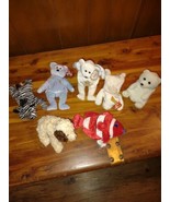Lot of 7 ty beanie babies rare - £7.78 GBP