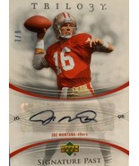 RARE 2007 Upper Deck Trilogy Joe Montana  #7/9 San Francisco 49ers PS-JM - $165,544.00 MXN