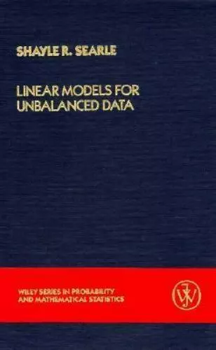 Linear Models for Unbalanced Data (Wiley Series in Probability and Stati... - $24.69