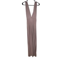 Lulu&#39;s Taupe Trick of the Trade Infinity Multi-Way Knit Maxi Dress - Siz... - $22.79
