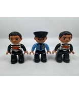 Lego Duplo Police Officer And 2 Prisoners Replacement Figures - $19.79