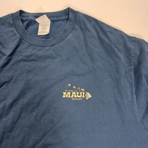 AAA Alstyle Apparel MAUI HAWAII Men's Blue Graphic T-Shirt Short Sleeve Size XL image 10