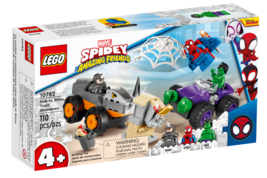 LEGO Hulk vs. Rhino Truck Showdown SPIDEY Playset (10782) - £52.14 GBP