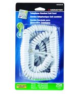 CORD HANDSET 25&#39; WHITE by MONSTER JHIU MfrPartNo 140156-00 - $327.49 MXN