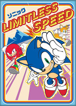 Sonic the Hedgehog Game Limitless Speed Running Refrigerator Magnet NEW UNUSED - £3.20 GBP