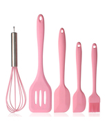 5Pcs Silicone Cooking Utensils Set Non-Stick Silicone Kitchen Utensils Sets - $18.68