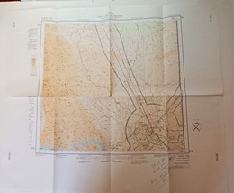 Canadese Dept Di Mines &amp; Risorse Hudson Hope Aeronautico Mappa Luglio 1976 - £14.27 GBP