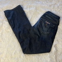 Hudson Signature Bootcut Jeans, Size 26, Cotton Blend, Denim, Pockets, Low Rise - £27.56 GBP