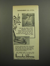 1952 Hammacher Schlemmer Ad - Spruce Electric Manicurist; Miracle Golf Club - £14.62 GBP