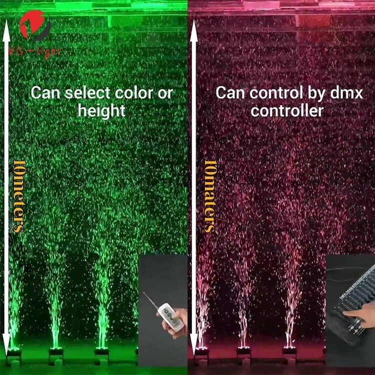 90W LED Bubble Machine DMX Stage Effect Park Wedding Machine WITH LED 6x4w RGBW Item image 3