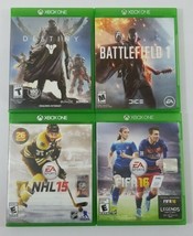 Xbox One Game Lot - Destiny - Battlefield 1 - NHL 15 - FIFA 16 - £12.49 GBP