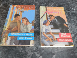 Harlequin Romance Ellen James lot of 2 Contemporary Romance Paperbacks - £1.87 GBP