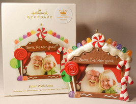 Hallmark Sittin&#39; With Santa Claus Photo Holder Limited Special Edition No Date - £7.82 GBP
