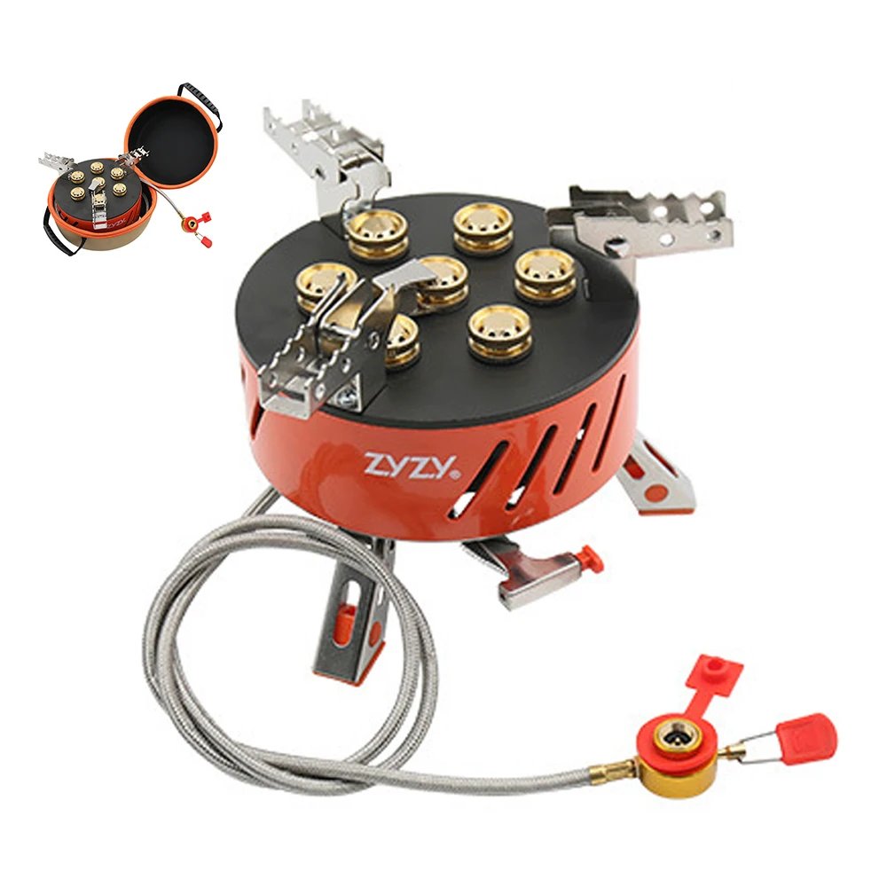 5/7 Cores Camping Stove 15800W/17800W High-Power Gases Burner Stove Backpacking - £72.72 GBP+