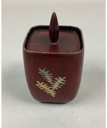 Laquerware Red Jar W/ Lid - Made By Hand In Japan - 5.5” - €8,02 EUR