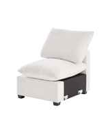 Deep Seat Chenille Sectional Sofa Module - $4,694.40 MXN