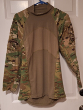 US Army Combat Shirt Mens Sz Medium OCP Camo Flame Resistant FR Stretch ... - $23.28