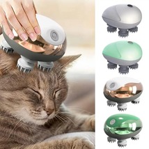 Cat Massager Waterproof Soft Head Comfortable Adjustable Modes Handheld ... - £21.89 GBP