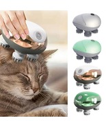 Cat Massager Waterproof Soft Head Comfortable Adjustable Modes Handheld ... - £21.78 GBP