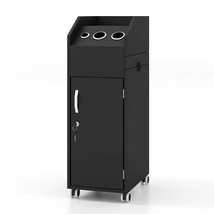 Salon Trolley Cart 360?° Rolling Tool Cart Mobile Storage Station with 4 Lockabl - €164,61 EUR
