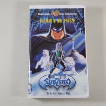 Batman and Mr Freeze Subzero 1998 VHS in Clamshell Case Animated Movie Vintage - £7.20 GBP