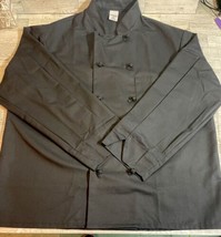 Chef’s Black Restaurant Smock Chef Trends Pinnacle Size 50 XL New No Tags - $39.99