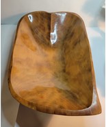 Wooden Centerpiece Bowl Looks Primitive 18&quot; Long - $41.03 CAD