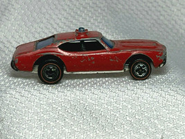 1969 Mattel Hot Wheels Redline Red Toy Car Dome Light Vehicle Hong Kong - £48.03 GBP