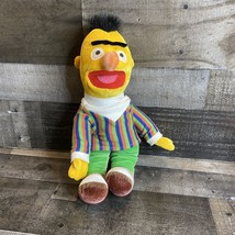 Vintage Sesame Street Bert Plush/Stuffed Toy 14&quot; Nanco 2003 Has stains - £10.37 GBP