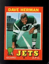 1971 Topps #124 Dave Herman Ex Ny Giants Nicely Centered *X54486 - £3.08 GBP