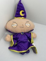 Family Guy Stewie Griffin Purple Wizard Plush Toy Nanco 2009 11&quot; - $9.49