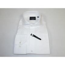Men's Shirt Charles TYRWHITT 100% Cotton Cut-away Collar CHT-21 White Pique image 4