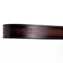 Arkansas Genuine Snake Skin Western Belt Brown image 3