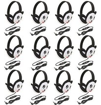 Califone 2810-PA Listening First Stereo Headphone (Pack of 12) Panda Motif - $168.75