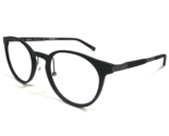 Flexon Eyeglasses Frames EP8006 002 Black Gunmetal Gray Round 50-20-145 - £66.15 GBP