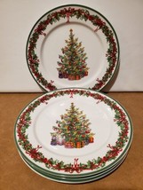 4 Celebrations by Radko Christmas Holiday Dinner Plates - $49.49