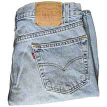 Levis 505 Shorts 36 Blue Jean Mens 36x11 Relaxed Fit - £22.34 GBP