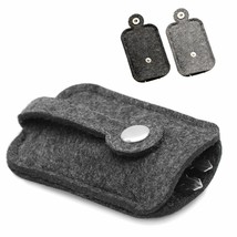 Car Key Wallet Purse Woolen Felt Keychain Holder Pocket Organizer Pouch ... - £9.90 GBP