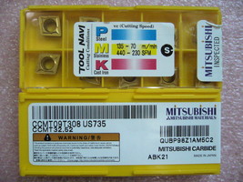 QTY 20x Mitsubishi CCMT32.52 CCMT09T308  US735 NEW - $93.10