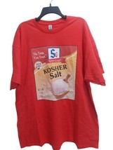 Gildan 100% Cotton Red Graphic T-Shirt Spice Girls Kosher Salt Unisex 2X... - $15.66