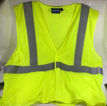 Three Safety Vest With HI-VIS Reflective Yellow Mesh Three Types Size L/XL - £17.54 GBP