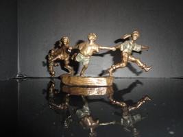 Mark Hopkins " Crack the Whip" Bronze Sculpture 11" x 4" x4" image 8