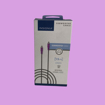 Lot of  25 - Insignia Model-NS-HZ5342 15' Subwoofer Cable - Black/Purple #3682 - $22.89