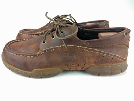 Helly Hansen Brown Moc Toe Driving Oxford Lace up Shoe Size US 11.5 M - £19.81 GBP