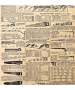 1969 Hand Saws 1901 Repro Advertisement Sears Tools &amp; Hardware Vintage D... - $368.56 MXN